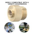 Outdoor Camping Brass Adapter For Gas Flat Tank To Mapp Interface. 