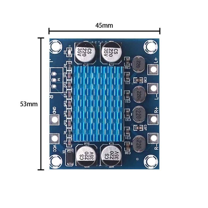 TPA3110%20XH-A232%2030W+30W%202.0%20Channel%20Digital%20Stereo%20Audio%20Power%20Amplifier%20Board%20DC%208-26V%203A%20-%20Image%206
