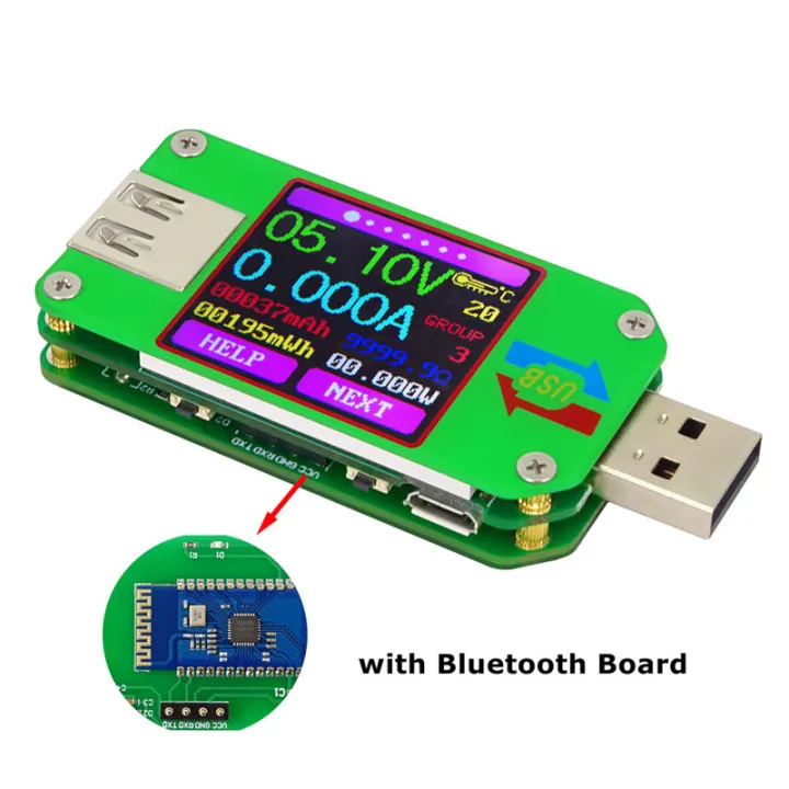 Sensor Ampermeter Type- C USB Tester Digital DC Voltmeter Ammeter Voltage Electric ...