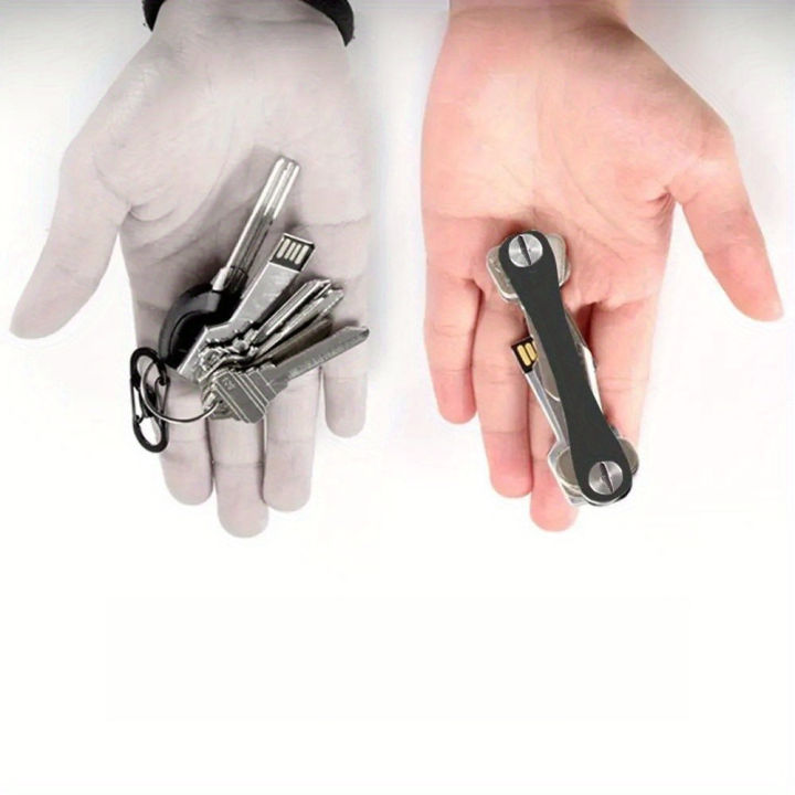 Smart%20Keychain%20Mini%20Keychain%20Aluminum%20Alloy%20Key%20Clip%20Metal%20Key%20Organizer%20Key%20Chain%20-%20Image%202