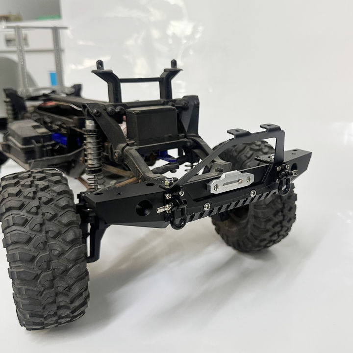 Metal%20Front%20Bumper%20with%20Tow%20Trailer%20for%201/10%20RC%20Crawler%20Car%20Traxxas%20TRX4%20Axial%20SCX10%2090046%2090047%20SCX10%20II%20Upgrade%20Parts%20-%20Image%203