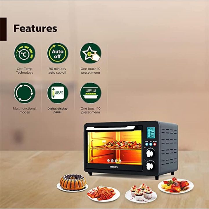 Philips%20HD6975/00%20Digital%20Oven%20Toaster%20Grill,%2025%20Litre%20OTG,%201500%20Watt%20with%20Opti%20Temp%20Technology,%20Chamber%20light%20and%2010%20preset%20menus,%20Inner%20Lamp%20(Grey)%20-%20Image%202