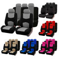 Four Seasons Fashion Universal 9 pcs Car Seat Cover Polyester Fabric Car Seat Cover.