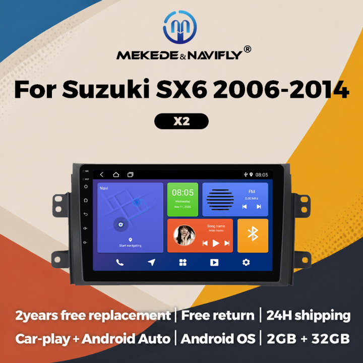 9“ Android Autoradio For Suzuki SX4 2006 - 2014 For Fiat Sedici 189 2005 - 2014 Car Radio Multimedia Player Carplay Android Auto