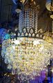 New 6 Light Crystal Fanoos 32inch Length 24 inch width for Ceiling Light. 