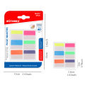 MOTARRO 6 Color Transparent Waterproof Sticky Notes Index Tabs For Page Marker File Classify Planner Stickers Office Suppies. 