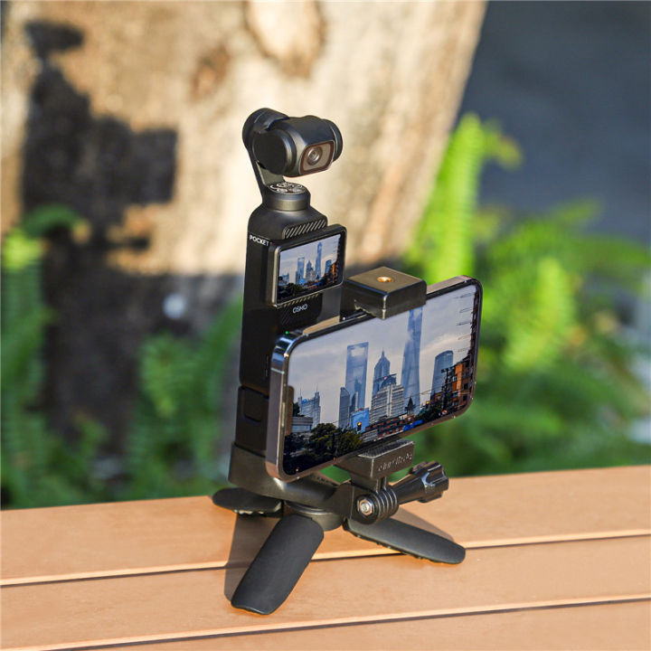 Front%20Frame%20Phone%20Holder%20for%20%20OSMO%20Pocket%203%20Cold%20Shoe%20Mount%20Foldable%201/4%20Screw%20Adapter%20Camera%20Accessories%20-%20Image%202