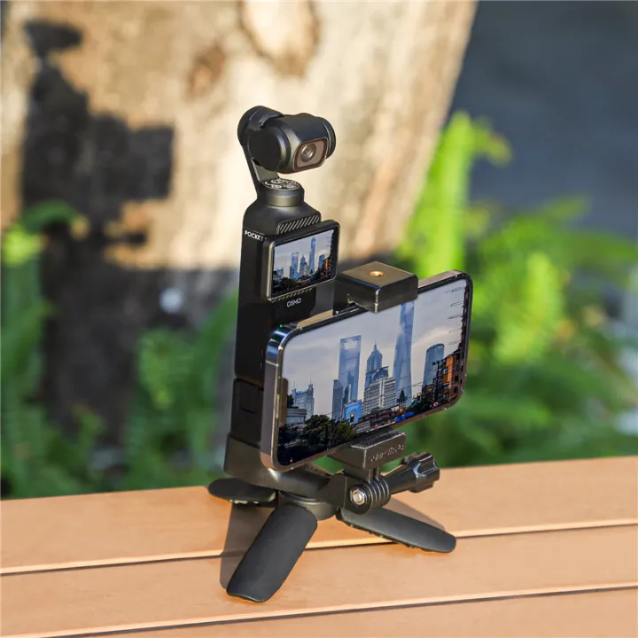 Front%20Frame%20Phone%20Holder%20for%20%20OSMO%20Pocket%203%20Cold%20Shoe%20Mount%20Foldable%201/4%20Screw%20Adapter%20Camera%20Accessories%20-%20Image%202