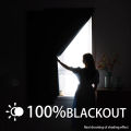 1Pc Self-Adhesive Portable 100% Blackout Curtains, Punch-Free Sunshade Curtains - Heat Insulation, Easy Installation, Available for All Seasons. 