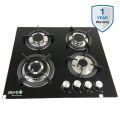 4 Burner Gas cooker Glass top. 