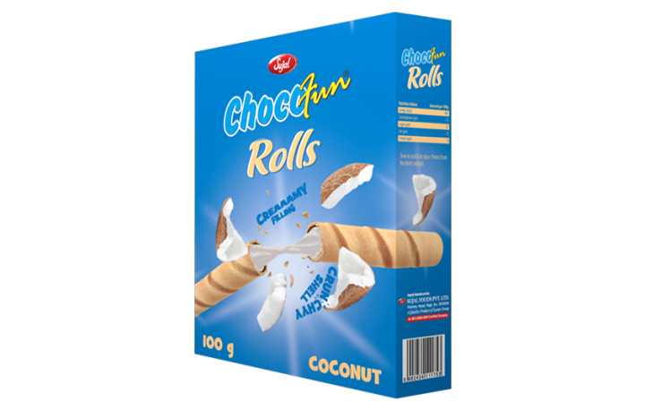 Chocofun Rolls (box) Coconut