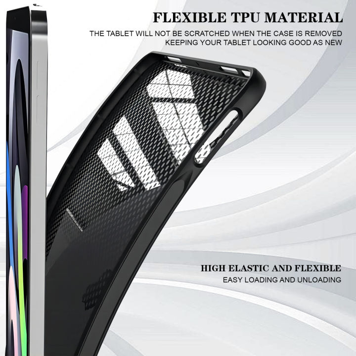 Silicone%20Tablet%20Case%20For%20RedMi%20K%20Pad%202%20SE%2011%208.7%20"10.61"Xiaomi%20Pad%206%207%205%206S%20Pro%2012.4%20Flexible%20Soft%20TPU%20Black%20Shell%20Back%20Cover%20-%20Image%204