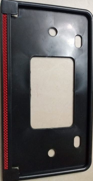 12"× 6 "  CAR LICENSE NUMBER PLATE FRAME WITH FULL REFLECTOR 2PCS SET