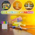 LED Drawing Board Acrylic Message Board Erasable USB Drawing Board Birthday  Advertising for Creative Activities with Stand. 