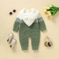 0-18m Newborn Infant Boys Girls Rompers Clothes Autumn Winter Toddler Kids Unisex Hooded Long Sleeves Jumpsuits Children Outfits. 