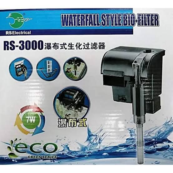 aquarium hang on filter for 2ft rs model 3000
