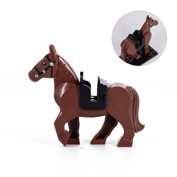 Medieval%20Series%20War-Horse%20Building%20Blocks%20White/Black/Brown%20Horses%20Battle%20Steed%20DIY%20Bricks%20Toys%20For%20Children%20Christmas%20Gifts%20-%20Image%204