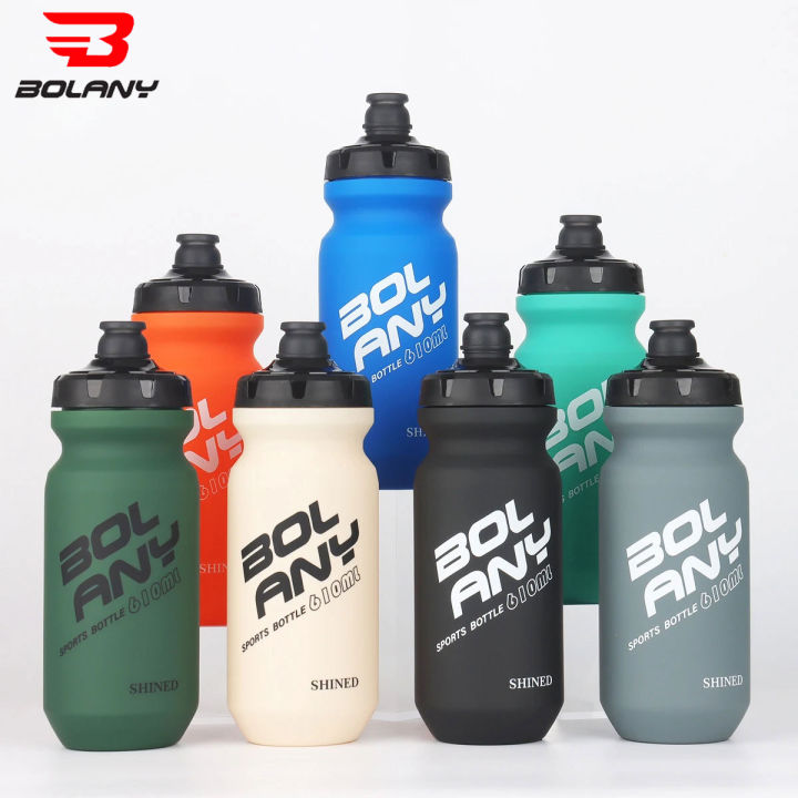 BOLANY Bicycle Water Bottle 610ml Sports Water Bottle MTB Portable Squeeze Drinking Outdoor Kettle Cycling Supplies