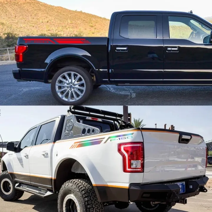 4x4,%202pcs%20%20F150%20Car%20Body%20Stickers,%20Vinyl%20Window%20Decals%20Off-Road%20Truck,%20For%20Ford%20Raptor%20Lariat%20Limited%20-%20Image%202