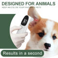 Contact Infrared Pet Ear Thermometer | Medical-Grade Electronic Thermometer for Dogs & Cats Home Veterinary Use. 
