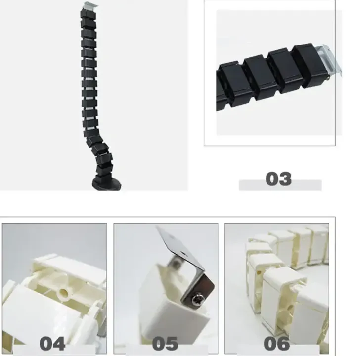 Wire%20Spine%20Cable%20Sleeve%20Under%20Desk%20Cable%20Tray%20Wire%20Management%20Workstation%20Snake%20Wire%20Organizer%20Management%20Cleaning%20Pipe%20Conduit%20-%20Image%205