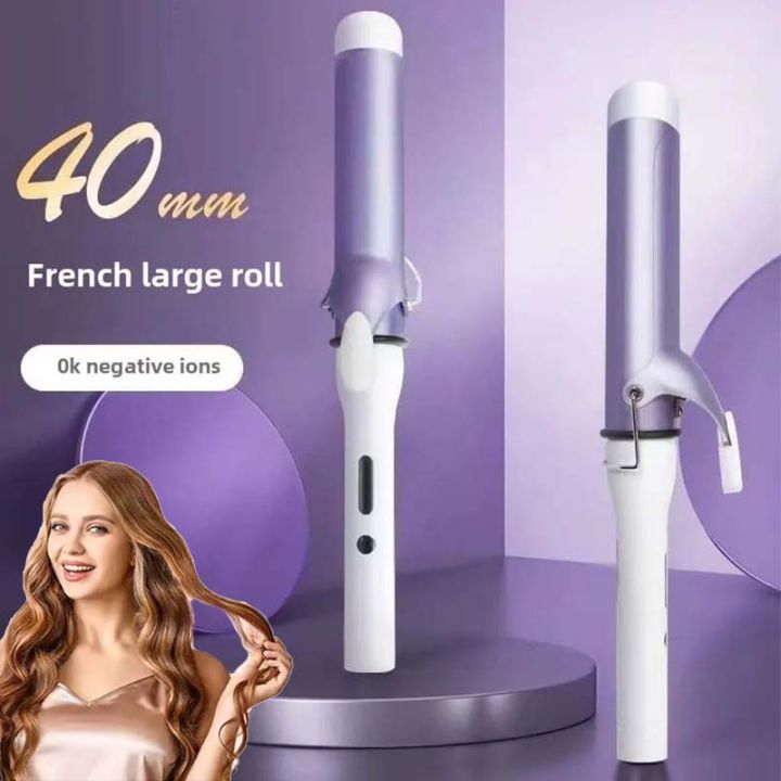 Portable%20Barrel%20Curling%20Wand%2040Mm%20Large%20Wave%20Curler%20Rod%20Home%20Big%20Barrel%20Negative%20Iron%20Professional%20Hair%20Curler%20Styling%20Tools%20-%20Image%202