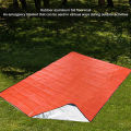 1PCS Portable Emergency Thermal Blanket Multipurpose Reflective Sleeping Bag for Outdoor Survival and First Aid. 