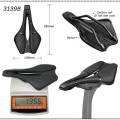 Lead foot 3D Printed Carbon Bicycle Saddle Road/MTB Bike Super Light Racing Saddles Seat Hollow Comfortable Breathable. 