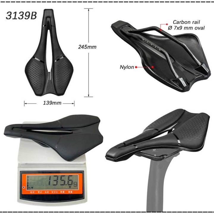 Lead%20foot%203D%20Printed%20Carbon%20Bicycle%20Saddle%20Road/MTB%20Bike%20Super%20Light%20Racing%20Saddles%20Seat%20Hollow%20Comfortable%20Breathable%20-%20Image%206