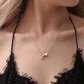 26 Letters Fashion Tiny Heart Dainty Initial Necklace Gold Silver Color Letter Name Choker For Women Pendant Jewelry Gift. 