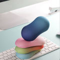 PC Office Silicone Mouse Pad Wrist Rest Pad Desktop Mouse Keyboard Handheld Soft Pad Student Office Supplies. 