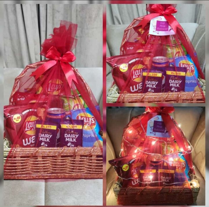 chocolate+ snacks basket | Daraz.pk