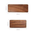 Natural Wooden Tray Rectangular Plate Fruit Snacks Food Storage  Serving Bamboo Holder  Decorate Supplies S Hotel Home. 