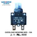 OVERLOAD - THERMAL CIRCUIT BREAKER WOKEMA 15 AMPERE - W55 SERIES. 