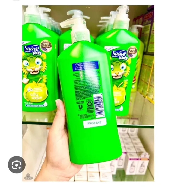 Suave%20Kids%203-in-1%20Silly%20Apple%20Shampoo%20+%20Conditioner%20+%20Body%20Wash,%20532ml%20-%20Image%206