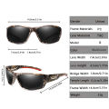 LOISRUBY Polarized Fishing Sunglasses Men Driving Outdoor Sports Cycling Running Goggles UV400 Tackle Eyewear.