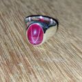 chandi ring ruby star stone. 
