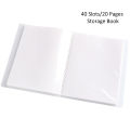 40 Slots Nail Stickers Album Sticker Storage Transparent Shelves Box For Collecting Nail Sliders Container Manicure Accessories. 