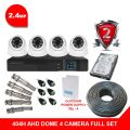 Cctv 4 Channel Gv-Tech Camera Full Package With 2 Years Warranty. 