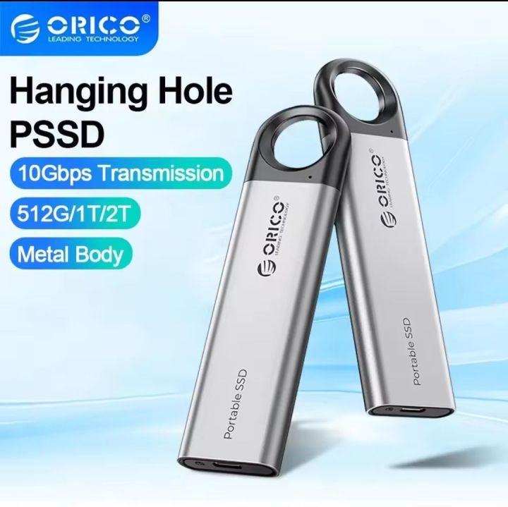 ORICO C10 Portable SSD 1000MB/S External Hard Drive USB3.2 Type-C 1TB 512GB 256GB Mini Size PSSD for Laptop Desktop Office Work