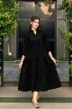 Cotton Solid Color Long Maxi Dress for Women, Girls Wear. 