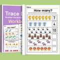64-Page Interactive Preschool Math Workbook: Number Tracing, Addition and Subtraction Exercises - Early Education Activities for Children over 3 Years Old, Preparatory Course, for Home or Classroom Use - Educational Book for Number Recognition and Basi.... 