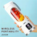 blender juicer Portable Electric Juicer 450ml 8 Blades Travel Juicer Machine Chargeable Shakes Smoothie Blenders Fresh Juice Cup.