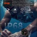 Outdoor Smart Watch Men 1100mAh Battery Compass Fitness Tracker AMOLED HD Display BT Calling Smartwatch For Android IOS.
