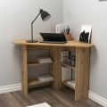 Corner computer table,Office Table,Computer table with Bottom shelves  for book storge. 