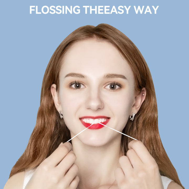 Super%20Deer%20Flat%20Dental%20Floss%20Mint%20PTFE%20Floss%20Gentle%20on%20Gums%20Expands%20&%20Stretches%20Plaque%20Remover%20for%20Teeth%2055%20yd%20-%20Image%206