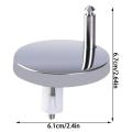 2Pcs Toilet Seat Hinges Universal Seat Top Fix Hinge Stainless Steel Replacement Toilet Seat Parts Mounting Connector Attachme.