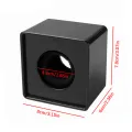 Microphone Flag Station Cube ABS Square Flags Interview Mic Logo Mark TV Station Reporter Microphone Cube Box Foam Cover. 