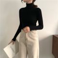 Elegant Turtleneck Women's Sweater Autumn Winter Pullover Slim Bottoming Knitted Tops Casual Long Sleeve Jumper Pull Femme 16675. 