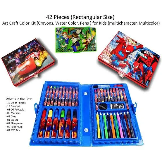 42%20pc%20color%20kit%20Art%20Book%20Craft%20Set%20Artiest%20Kit%20Art%20Set%20for%20kids%20Painting%20School%20Kit%20with%20Printing%20of%20Cartoon%20Character%20-%20Image%202
